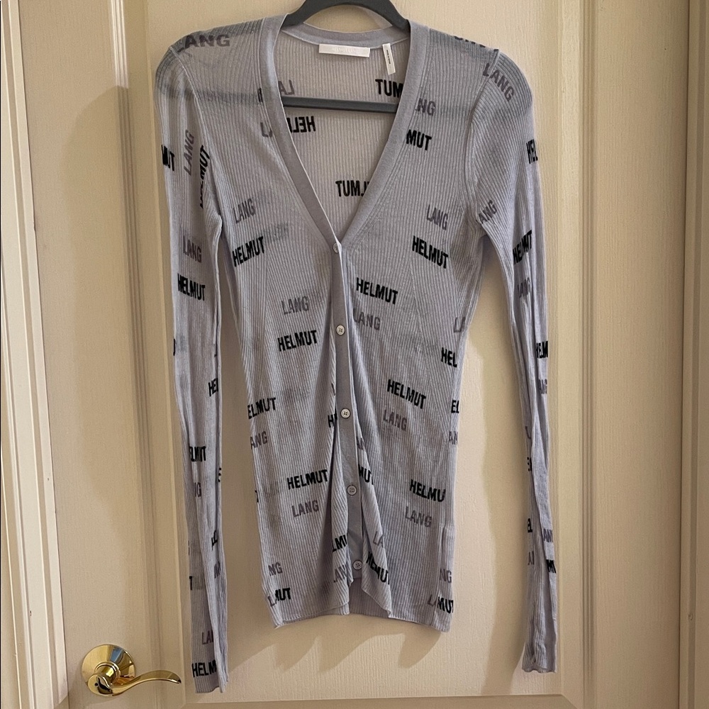 Helmut Lang Baby Blue Button Down Shirt